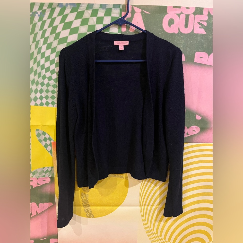 Navy colored Lilly Pulitzer cardigan